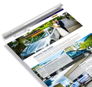 Executive Taxis 3D Browser Mockup