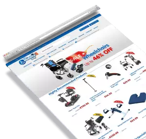 The Mobility Shop 3D Browser Mockup